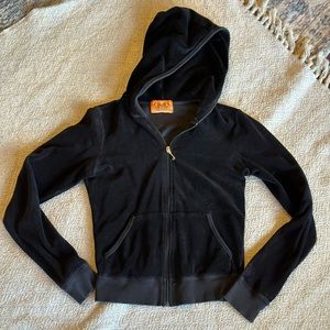 Black Juicy Couture Velour Jacket
